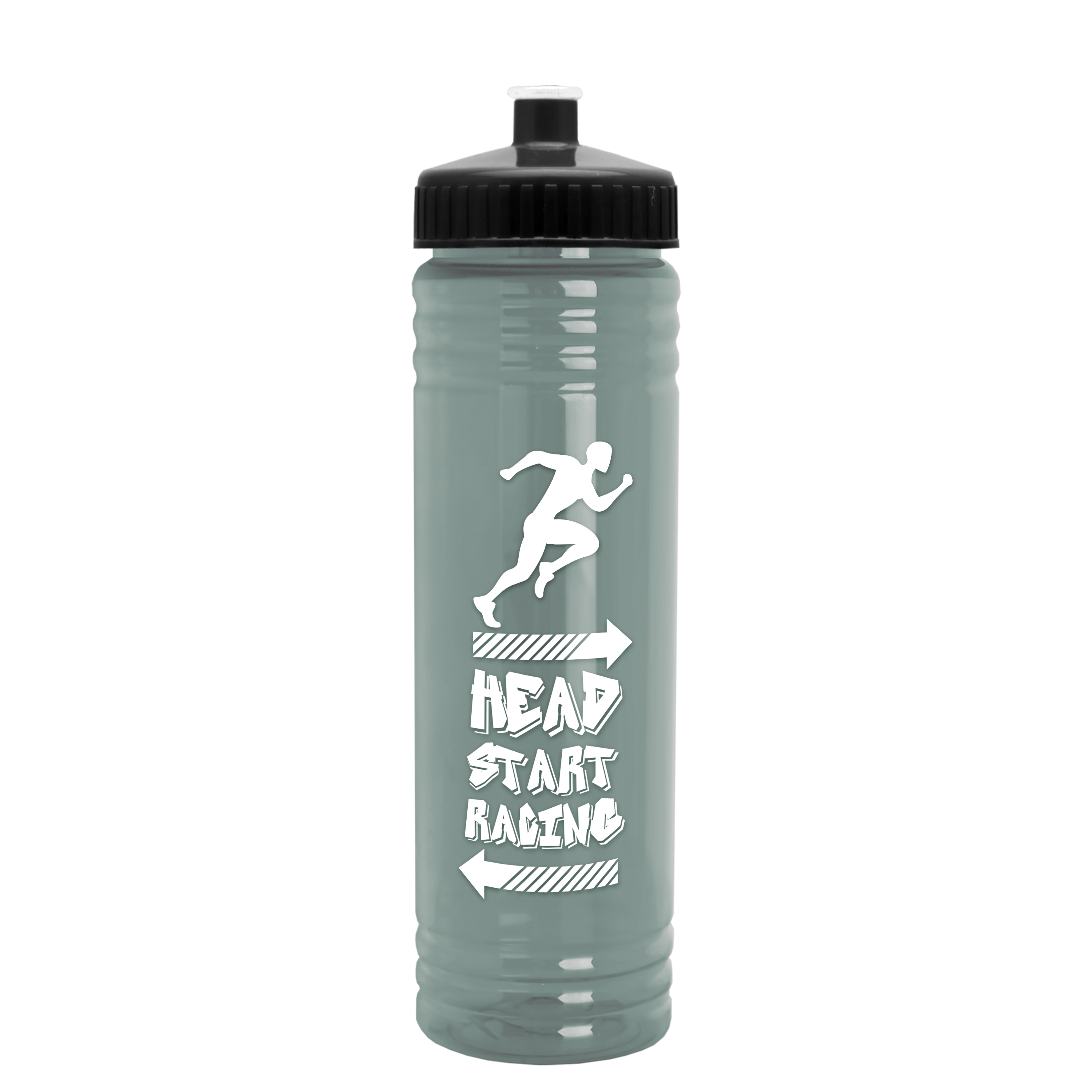 Slim Fit RPET Bottle with Push-Pull Lid - 24 oz.